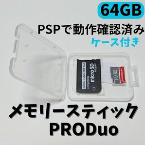 ★新品検品済★メモリースティックPRODuo 64GB 変換アダプターセット