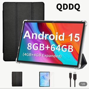 Relndoo Android 15 タブレット 10.1インチ (8GB)RAM +(64GB)ROM