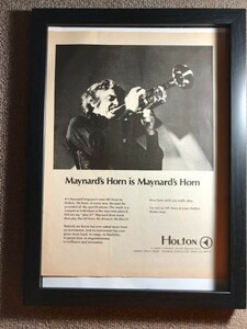 * 1970 годы Holton оригинал реклама meina-do~* мех gasonMaynard Ferguson #3*
