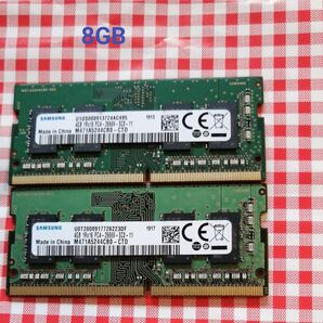 DDR4 SAMSUNG PC4-2666 M471A5244CB0 4GBメモリ 2枚セット 合計8GB、保証あり