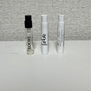 香水 ミニボトル 3点セット LOEWE EARTH・Miss Diorブルーミングブーケ・Dior ジャドール