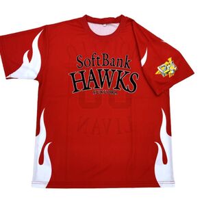 福岡ソフトバンクホークス カチドキレッドTシャツ Lサイズ 今宮健太#6