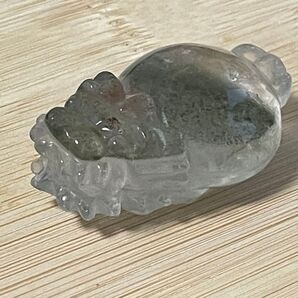 99【大感謝セール】ガーデンクォーツロングイ(龍亀)♪専用ケース付き!