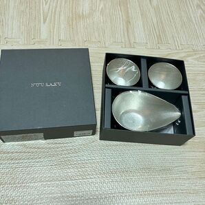 能作 酒器セット 錫 片口小×1 ぐい呑み×2 ぐい呑みセット 未使用 新品