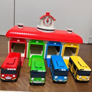 ちびっこバス タヨ TAYO 韓国 バス 格納庫 収納 バスステーション