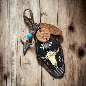 ネイティブ柄.キーホルダー