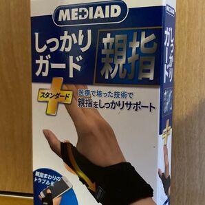 メディエイド 親指サポーター 医療品質 【Mサイズ】ブラック 左右兼用 男女兼用 固定 日本シグマックス