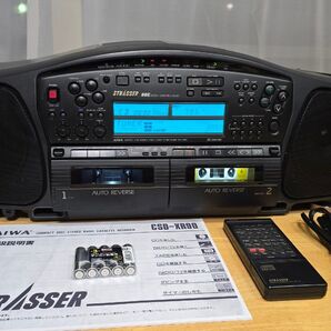 【上級美品】AIWA CSD-XR90改 Bluetooth搭載CDラジカセ《No.167》