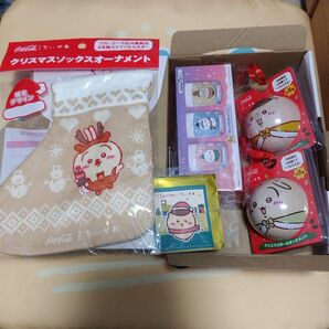 ちいかわ エニマイくじ E賞 キャンドル コカコーラ クリスマスソックスオーナメント ボールオーナメント うさぎ くりまんじゅう