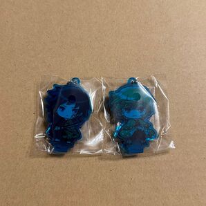 鬼滅の刃 ここみえアクリルフィギュア 玖ノ型 冨岡義勇 我妻善逸 ガチャガチャ