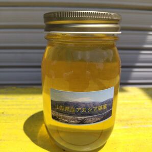 山梨県産 アカシア蜂蜜 600g(ビン) 1本入り 2025年5月採り