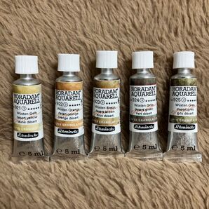 デザートdesert シュミンケホラダムaquarelle 水彩絵具 5ml 5個セット