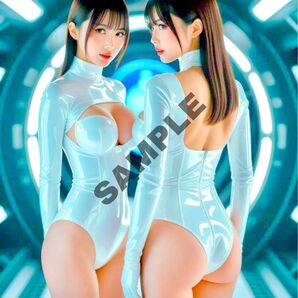 【一点モノ】AI美女グラフィックポスター (A4サイズ)