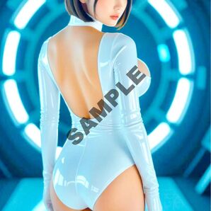 【一点モノ】AI美女グラフィックポスター (A4サイズ)