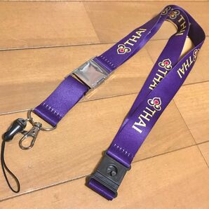 タイ国際航空 ロゴ入りネックストラップ THAI AIRWAYS