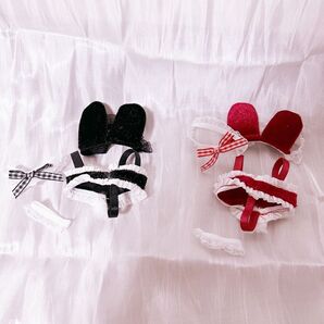 ぬい服10cm ぬい服15cm 推しぬい ぬい活 バニー セット服