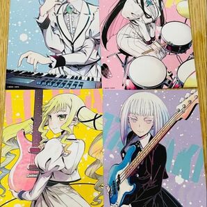 ロックは淑女の嗜みでして 4枚セット 購入特典 コンプリート ポストカード イラストカード アニメ化記念フェア