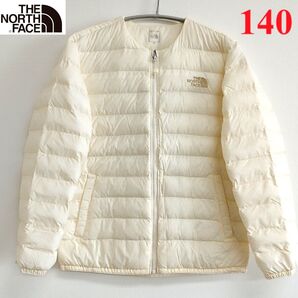 ノースフェイス ライトダウン ダウンジャケット 中綿ジャケット 軽量 ふんわり 優れた保温性 クリーム 140 K6394