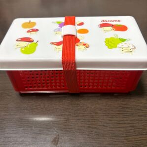 docomo お弁当箱 レッド系 弁当箱 ドコモ ドコモダケ