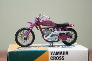  rare! Polistil-Italy-1976 YAMAHA CROSS (MT113) Vintage * miniature bike Yamaha in box beautiful goods (ebay.. large sum resale . attention please )