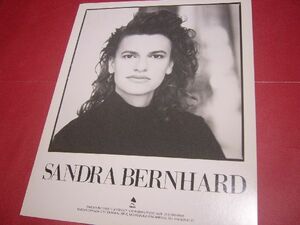 【稀少】公式プロモフォト 大判写真 サンドラ・バーンハード SANDRA BERNHARD ACTRESS ENIGMA RECORDS OFFICIAL PROMO PHOTO