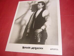 [ rare ] official promo photo large size photograph Roger *ma silver ROGER MCGUINN ARISTA RECORDS OFFICIAL PROMO PHOTO