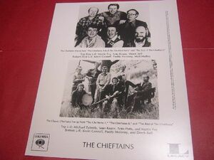 【稀少】公式プロモフォト 大判写真 チーフタンズ CHIEFTAINS COLUMBIA RECORDS OFFICIAL PROMO PHOTO