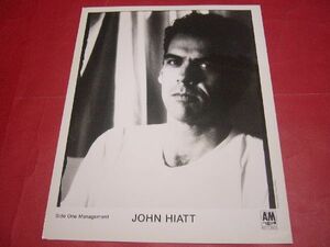 [ rare ] official promo photo large size photograph John * high at JOHN HIATT A&M RECORDS OFFICIAL PROMO PHOTO