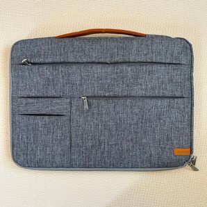 ノートパソコンケース PCケース ハンドル付き Kingslong パソコンバッグ 17インチ グレー 大容量 軽量 保護ケース