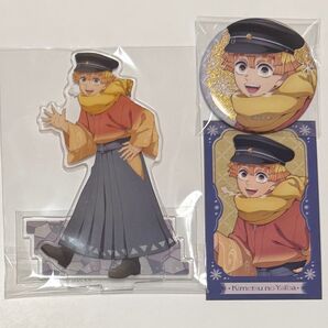 鬼滅の刃 善逸 アクリルスタンド 缶バッジ アクスタ チェキ