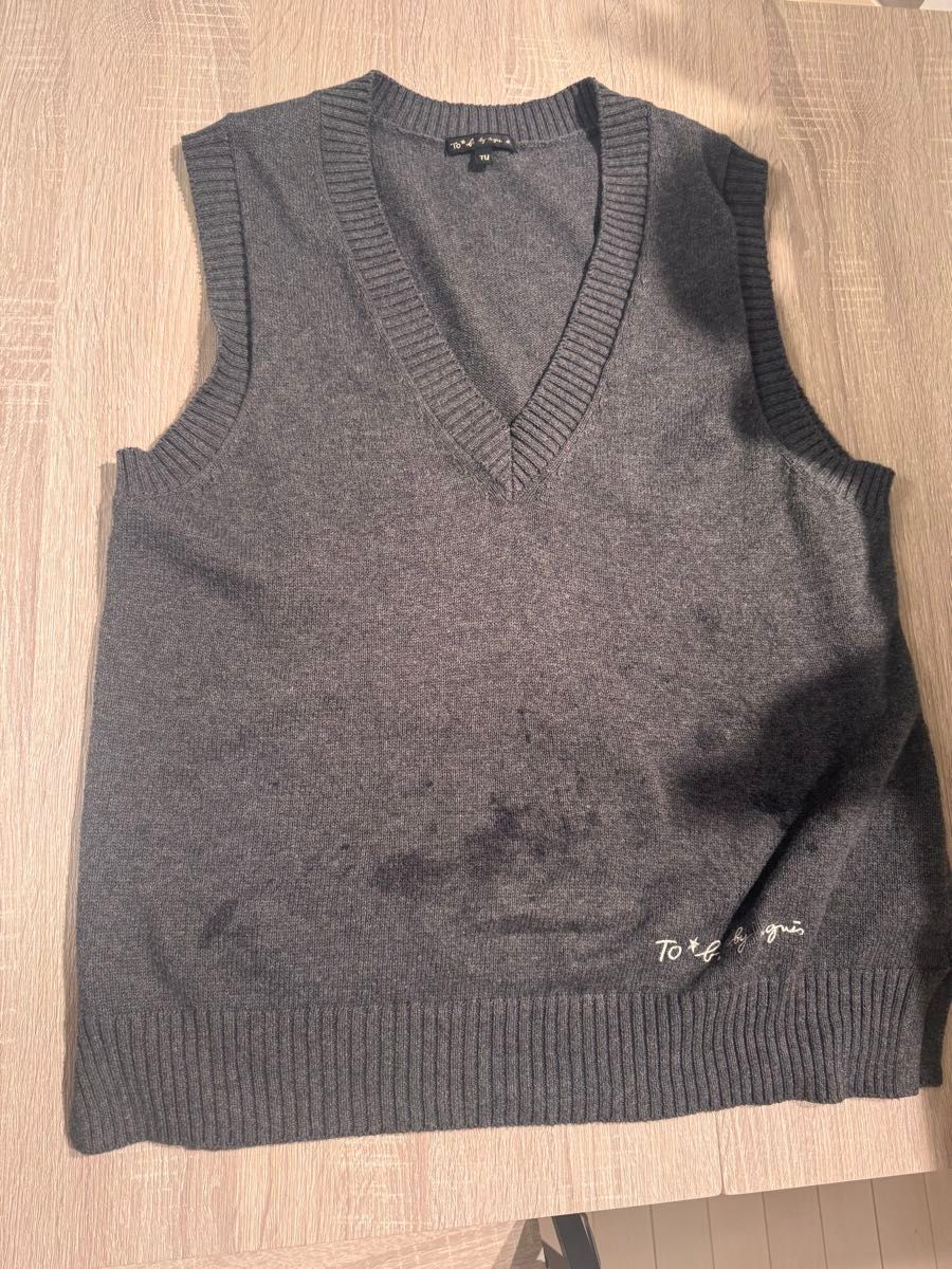 トゥービーバイアニエスベー　To★b. by agnes b. ニット　ベスト　型番:5733WR63