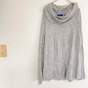 APT.9 グレー タートルネック ニット L