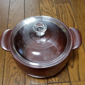 【新品未使用】ウィルセラム 両手鍋 超耐熱 セラミック鍋 遠赤外線セラミック