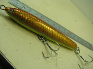 ハルシオンシステム ハルシコ105N 35g アカキンホロ 平 HalsyonSystem Hal-Shico SinkingPencil Saltwater Topwater