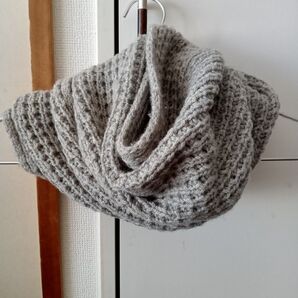 無印良品 スヌード グレー