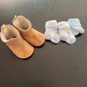  baby boots socks set 