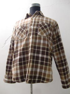  free shipping SALEM LIVING CHECK HEAVY NEL SHIRTS check heavy flannel shirt Mse- Ram living work shirt 