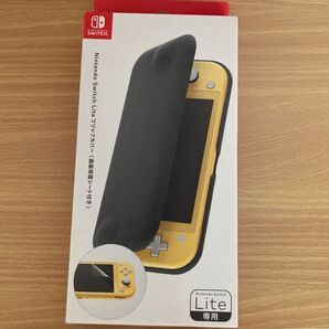 Nintendo Switch Lite フリップカバー 画面保護シート付き