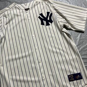 MLBニューヨークヤンキース クーパーズタウン レプリカユニフォーム メンズXL USサイズ ベースボールシャツ 野球ウェア