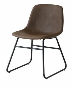 家具 　Vino Chair （ブラウン）　スチール　ブルックリンスタイル　カリフォルニアスタイル　西海岸風