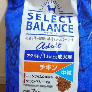 セレクトバランス アダルト チキン 7kg ドッグフード 中粒