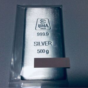 500g シルバーインゴット 工業製品です。 先着3名様にカナダメイプルリーフコイン1枚プレゼントします。