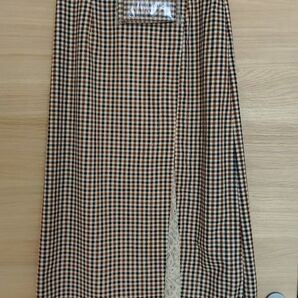 【新品タグ付き】トランテアンソンドゥモード チェック柄 スカート