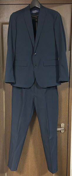 NANO UNIVERSE セットアップ ダメリーノ SOLOTEX 4wayストレッチ スーツ M ネイビー ナノユニバース