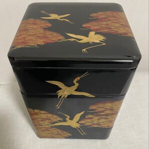 重箱 鶴 松柄 おせち お正月 お花見 運動会