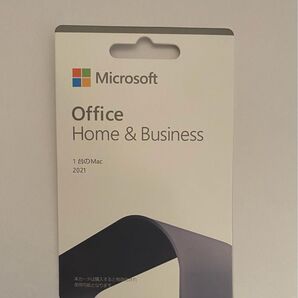 Microsoft Office Home & Business 2021 Mac 日本語版(POSAカード版/未使用未開封)