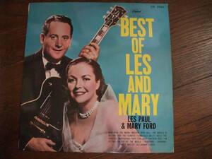 LP☆　Best of Les and Mary　レス・ポール・アンド・メリーフォード　☆赤盤