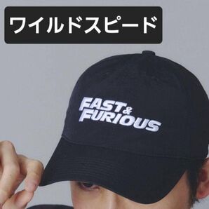 新品 FAST&FURIOUS キャップ ワイルドスピード 帽子 映画 刺繍ロゴ ユニバーサル UNIVERSAL公式商品