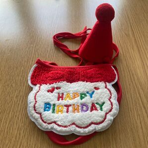 バースデー スタイ 帽子 セット ペット お誕生日 記念撮影