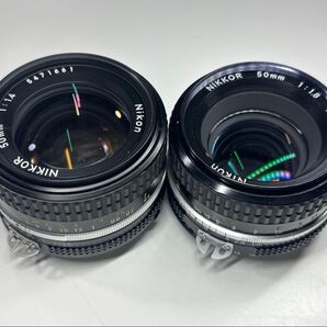 Nikon Ai NIKKOR 50mm 1:1.4s 1:1.8 訳ありセット